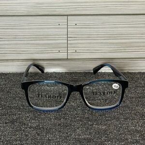 Stylish Black and Blue Glasses/Readers +5.00